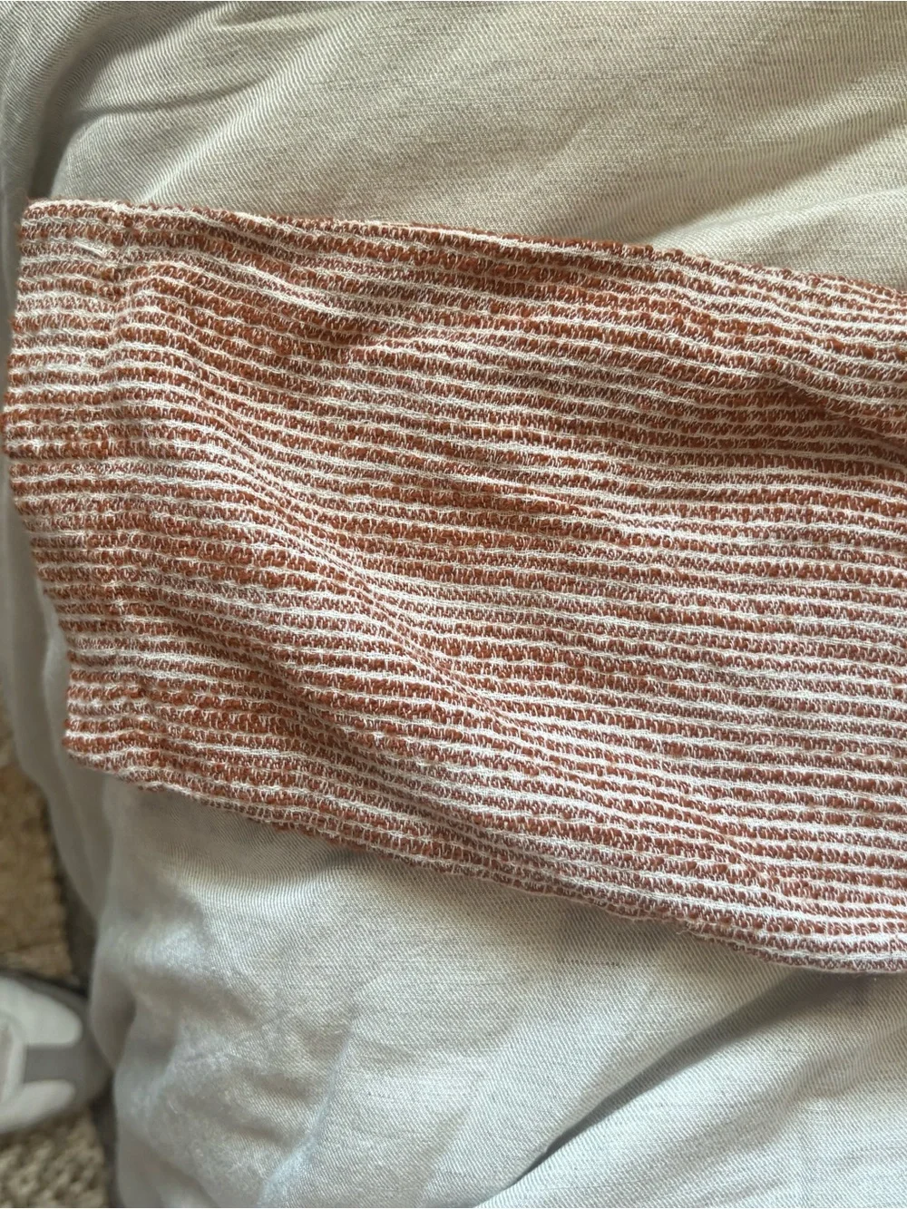 Free People Women's Ribbed Drawstring Pants - Blush Brown Size 6